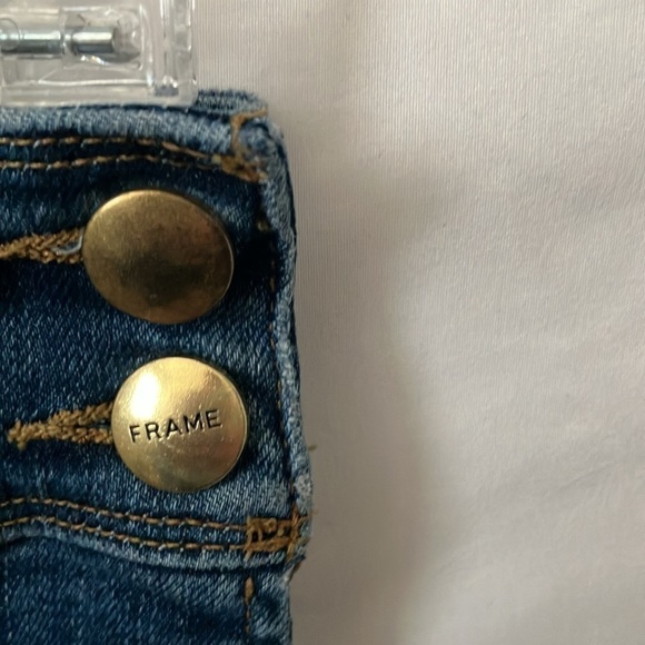 FRAME: Le Francoise Jeans- Sidonia- side zip, pockets, bootcut- 29 - Picture 4 of 16